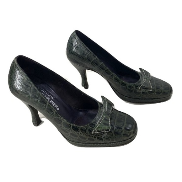 Donald J. Pliner Moc-Croc Pumps, Size 6 - Picture 1 of 5